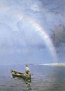 Nikolay Nikanorovich Dubovskoy The Rainbow Sweden oil painting artist